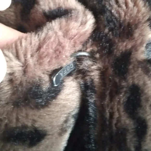 Vintage Jean  Claude Paris Animal Print Faux Fur Oversized jacket/coat - Picture 6 of 14